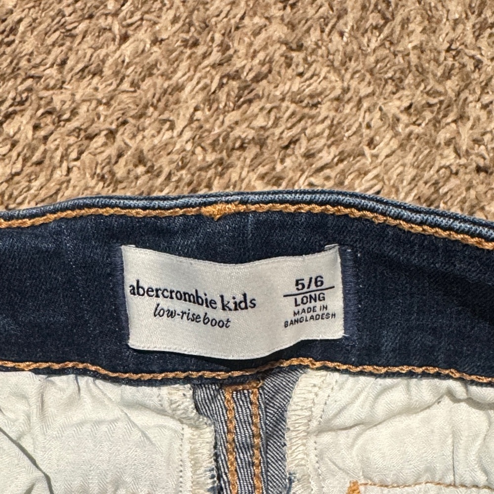 Abercrombie Kids Dark Blue Flare Jeans - Picture 2 of 3